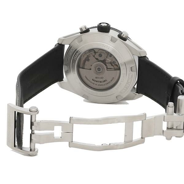 モンブラン 時計 メンズ タイムウォーカー 43 自動巻 ブラック MONTBLANC 116098 レザー  【お取り寄せ商品】 詳細画像
