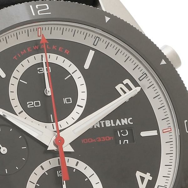 モンブラン 時計 メンズ タイムウォーカー 43 自動巻 ブラック MONTBLANC 116098 レザー  【お取り寄せ商品】 詳細画像