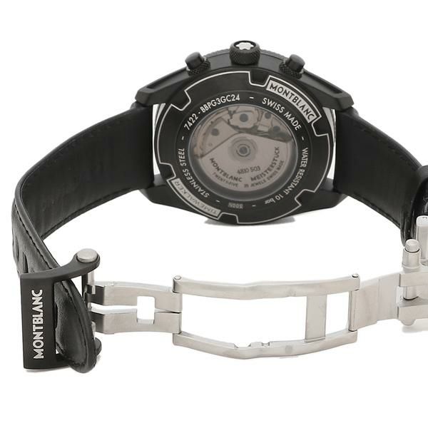 モンブラン 時計 メンズ タイムウォーカー 43 自動巻 ブラック MONTBLANC 116102 レザー  【お取り寄せ商品】 詳細画像
