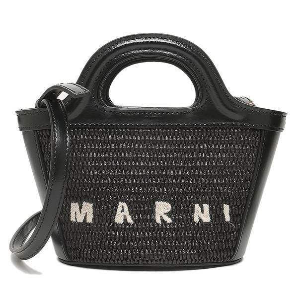 マルニ ハンドバッグ トロピカリア かごバッグ ミニバッグ ブラック レディース MARNI BMMP0067Q0 P3860 00N99 詳細画像