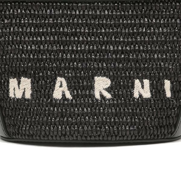 マルニ ハンドバッグ トロピカリア かごバッグ ミニバッグ ブラック レディース MARNI BMMP0067Q0 P3860 00N99 詳細画像