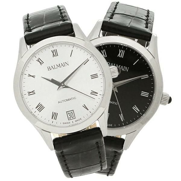 バルマン 時計 レディース クラシックアールグランデ 32mm 自動巻 BALMAIN B44513222 レザー