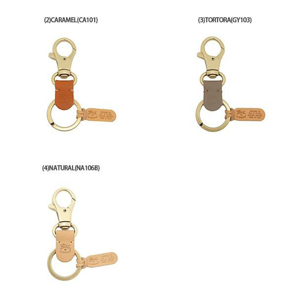 イルビゾンテ キーリング キーホルダー メンズ レディース IL BISONTE SKH016 PG0001 詳細画像