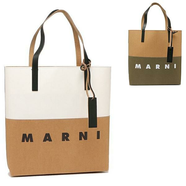マルニ トートバッグ ショッピングペーパー Mサイズ レディース MARNI SHMPQ10A09 P4568 PVC