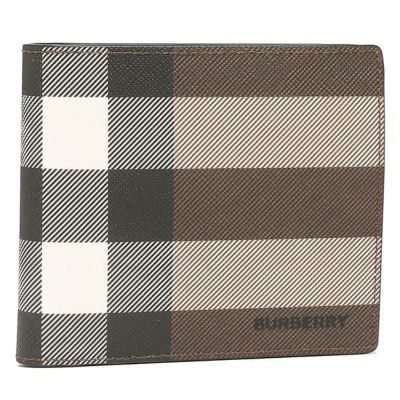 バーバリー 長財布 キャベンディッシュ ブラウン メンズ BURBERRY