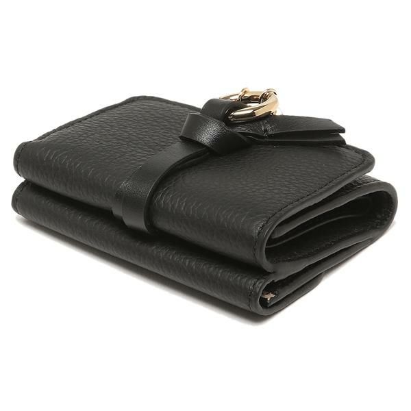 クロエ 三つ折り財布 アルファベット ミニ財布 ブラック レディース CHLOE CHC21WP946F57 001 詳細画像