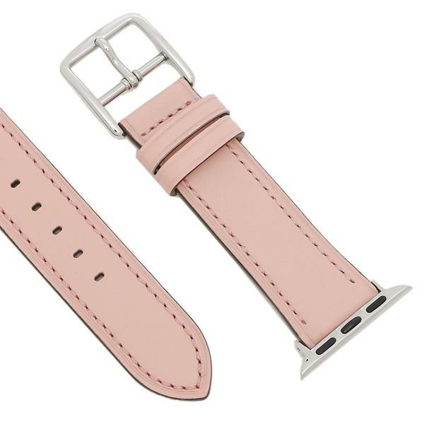 コーチ 時計用ベルト レディース アップルウォッチ 交換バンド 替えベルト 38mm 40mm 対応 ピンク COACH 14700087 レザー 詳細画像