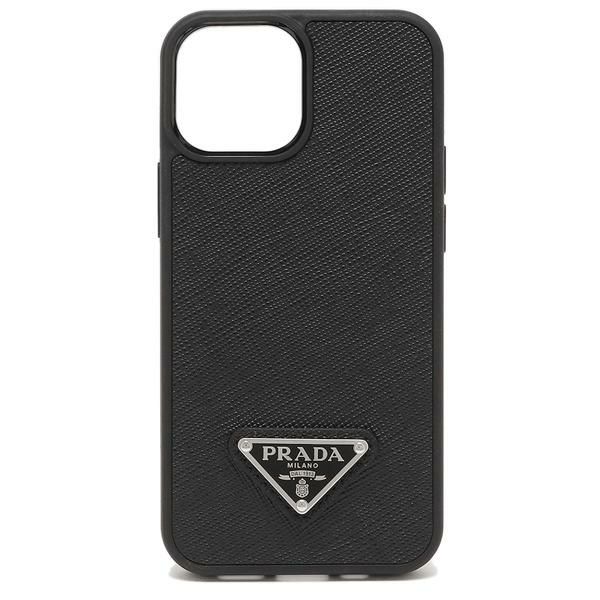 プラダ iPhoneケース iPhone 13 mini スマートフォンケース サフィアーノ スマホケース ブラック メンズ レディース PRADA 2ZH147 QHH F0002 詳細画像