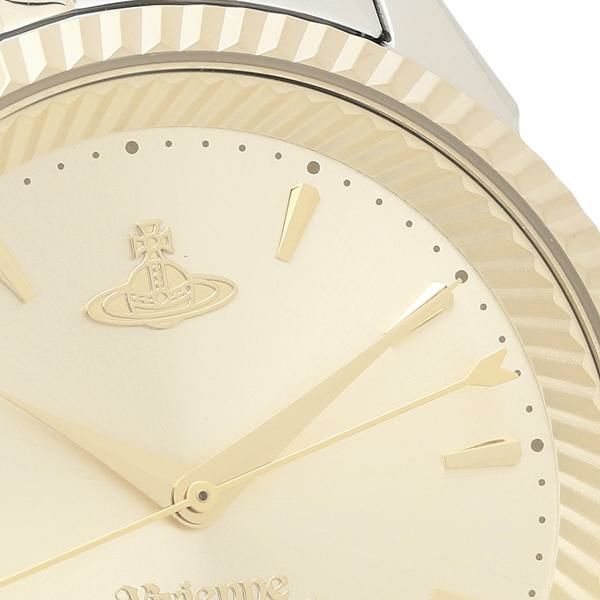 ヴィヴィアンウエストウッド 時計 レディース シーモア 38mm クォーツ ゴールド シルバー VIVIENNE WESTWOOD VV240CPSG ステンレス 詳細画像