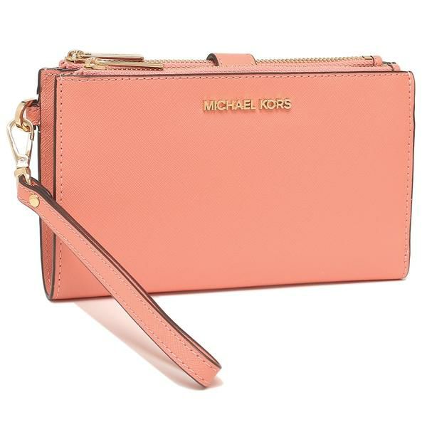 マイケルコース アウトレット 二つ折り財布 ジェットセットトラベル ピンク レディース MICHAEL KORS 35F8GTVW0L SHERBERT