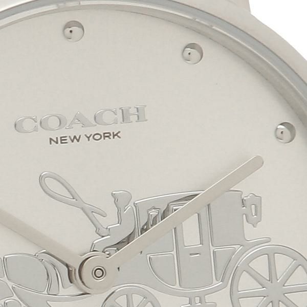 コーチ 時計 レディース ペリー 28mm クォーツ シルバー ブラウン COACH 14503797 レザー 詳細画像