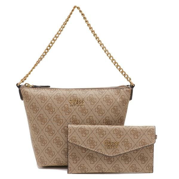 ゲス ショルダーバッグ エコ ブレントン ベージュ レディース GUESS ESB839001 LTL 詳細画像