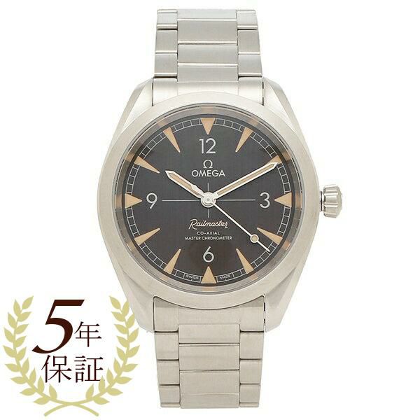 オメガ 時計 メンズ シーマスター 40mm 自動巻 ブラック シルバー OMEGA 220.10.40.20.01.001 ステンレス