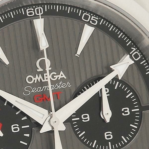 オメガ 時計 メンズ シーマスター 43mm 自動巻 グレー シルバー OMEGA 231.10.43.52.06.001 ステンレス 詳細画像
