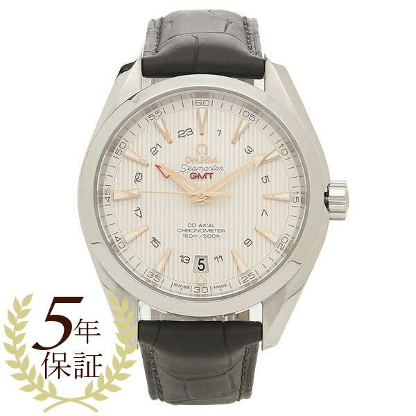 オメガ 時計 メンズ シーマスター 43mm 自動巻 シルバー ブラウン OMEGA 231.13.43.22.02.004 レザー