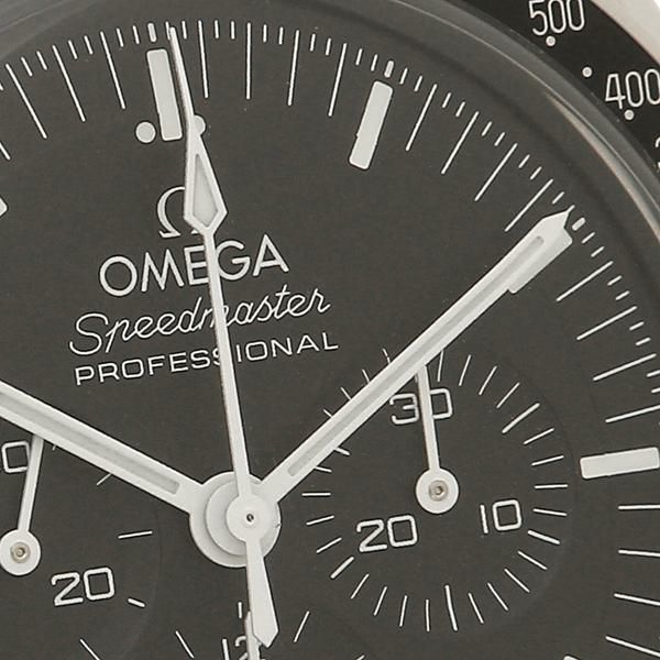 オメガ 時計 メンズ スピードマスター 42mm 手巻 ブラック シルバー OMEGA 310.30.42.50.01.001 ステンレス 詳細画像