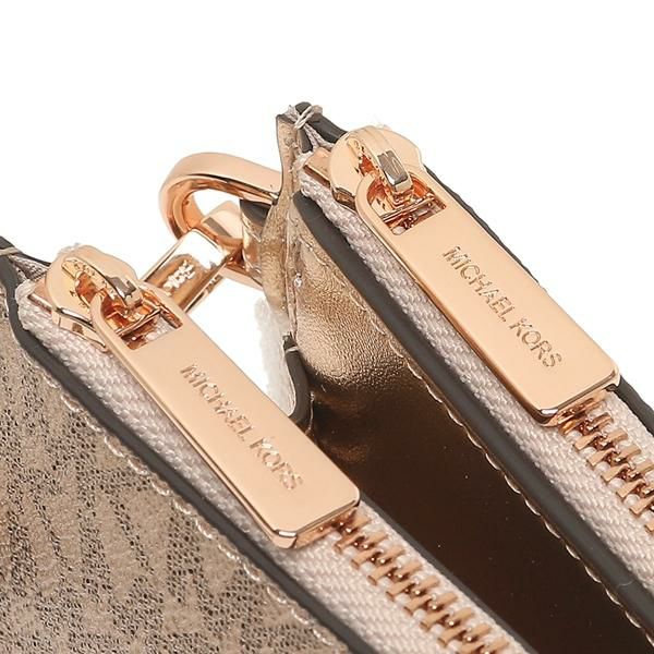マイケルコース アウトレット 二つ折り財布 ジェットセットトラベル ゴールド レディース MICHAEL KORS 35H1RTVW3V ROSE GOLD 詳細画像