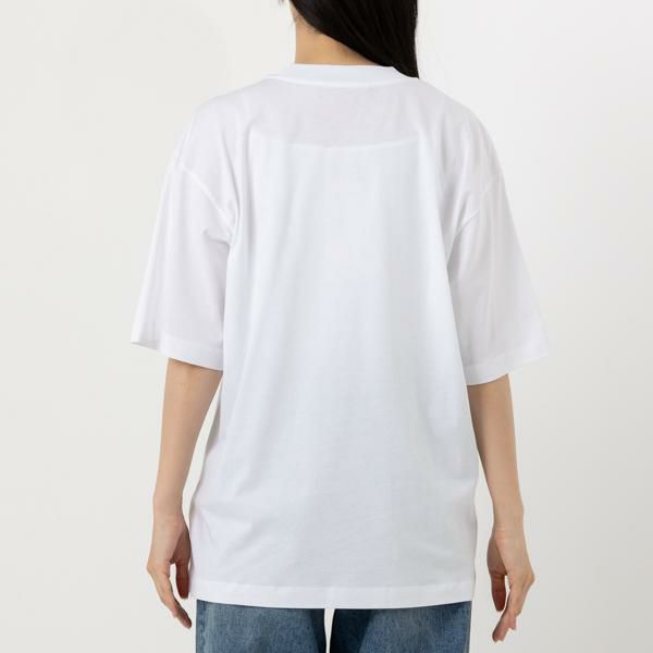 マルニ Tシャツ 半袖Tシャツ トップス ホワイト レディース MARNI THJET49EPH USCS11 LOW01 詳細画像