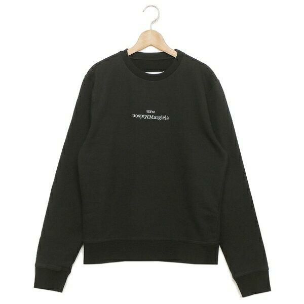 メゾンマルジェラ スウェット アップサイドダウンロゴ ブラック メンズ Maison Margiela S50GU0166 S25503 962 詳細画像