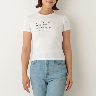 メゾンマルジェラ Tシャツ トップス 半袖カットソー ホワイト メンズ