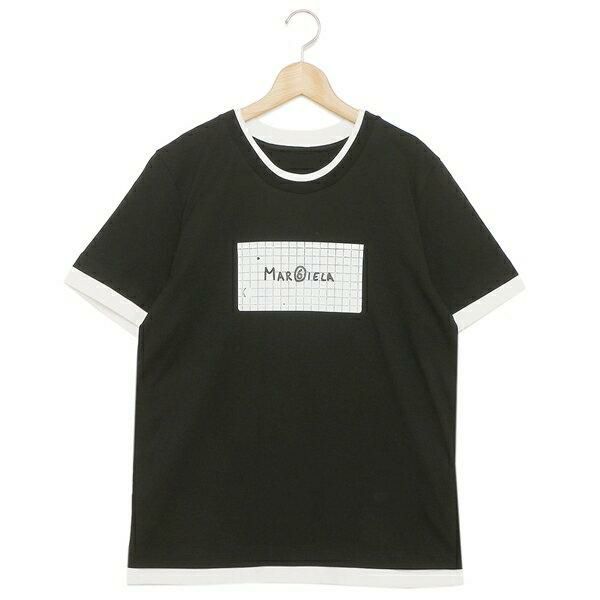 エムエムシックス メゾンマルジェラ Tシャツ ブラック レディース MM6 Maison Margiela S52GC0226 S24311 963 詳細画像