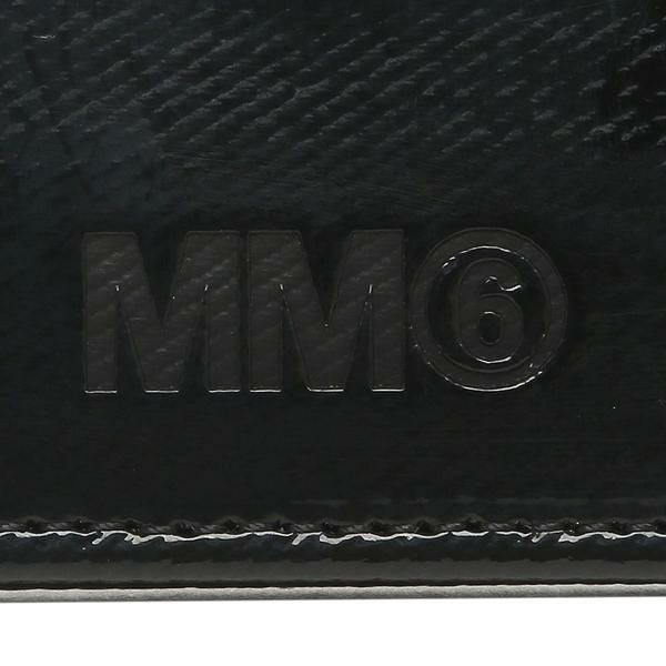 エムエムシックス メゾンマルジェラ カードケース パスケース ブラック レディース MM6 Maison Margiela SA6UI0003 P4621 T8013 詳細画像
