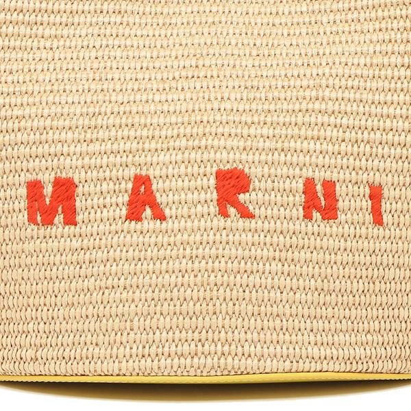 マルニ ハンドバッグ ショルダーバッグ トロピカリア Sサイズ かごバッグ ベージュ イエロー レディース MARNI BMMP0068Q0 P3860 Z3O93 詳細画像