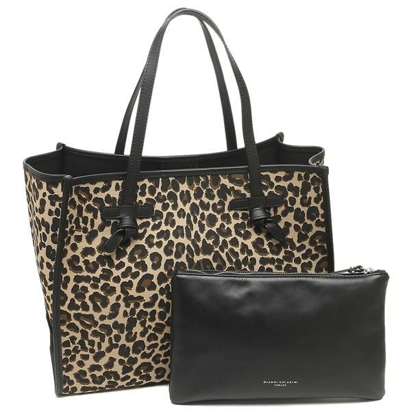 ジャンニキアリーニ トートバッグ マルチェッラ Mサイズ ポーチ付き ベージュ レディース GIANNI CHIARINI BS6850 CNV-SE A4対応