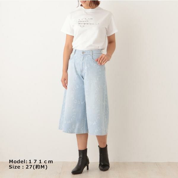 ステラマッカートニー デニムパンツ ジーンズ キュロット ブルー レディース STELLA McCARTNEY 6D0023 3SOH76 4874 詳細画像