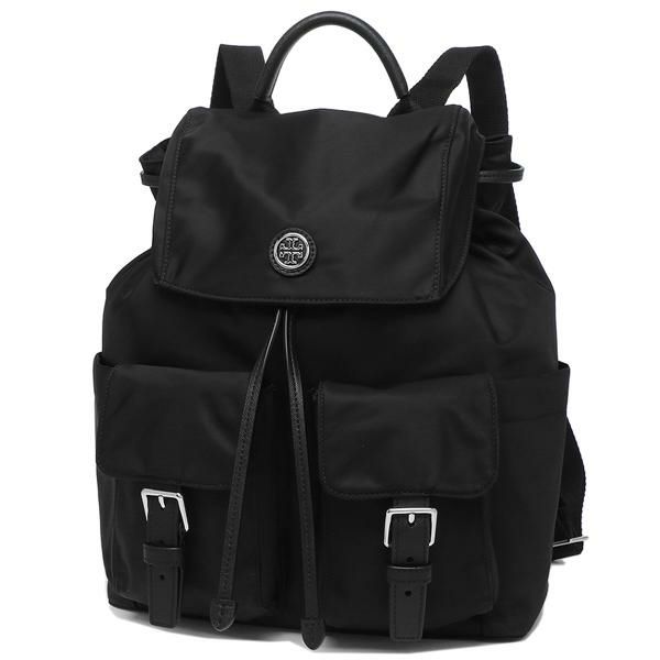 トリーバーチ リュック バックパック フラップ ブラック レディース TORY BURCH 85061 001 A4対応 詳細画像