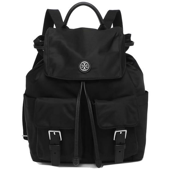 トリーバーチ リュック バックパック フラップ ブラック レディース TORY BURCH 85061 001 A4対応 詳細画像