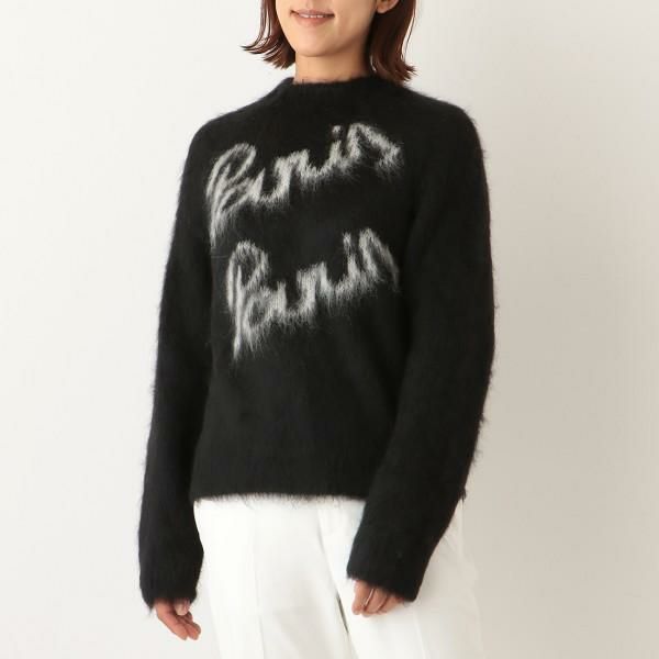 サンローランパリ トップス ニット ロゴ セーター ブラック レディース SAINT LAURENT PARIS 692299 Y75NX 1095 XS サンローランパリ トップス ニット ロゴ セーター ブラック レディース SAINT LAURENT PARIS 692299 Y75NX 1095 XS