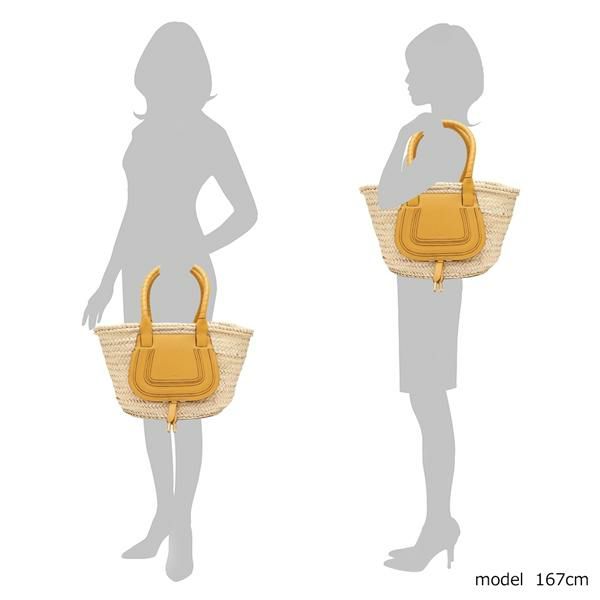 クロエ トートバッグ マーシー カゴバッグ イエロー レディース CHLOE CHC22SS728G58 216 詳細画像