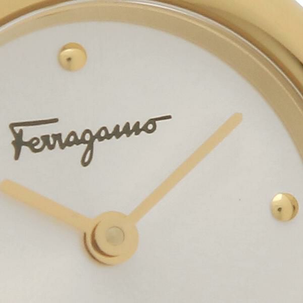 サルヴァトーレフェラガモ 時計 レディース ガンチーニホリゾンタル 22mm クォーツ ホワイト Salvatore Ferragamo SFMC00321 ステンレス 詳細画像