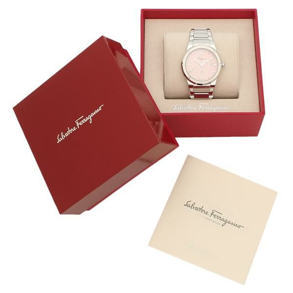 サルヴァトーレフェラガモ 時計 レディース F-80クラッシックレディ クォーツ ピンク シルバー Salvatore Ferragamo SFMD00121 ステンレス 詳細画像