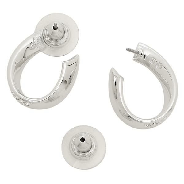スワロフスキー ピアス アクセサリー フープ シルバー ホワイト レディース SWAROVSKI 5637563 詳細画像