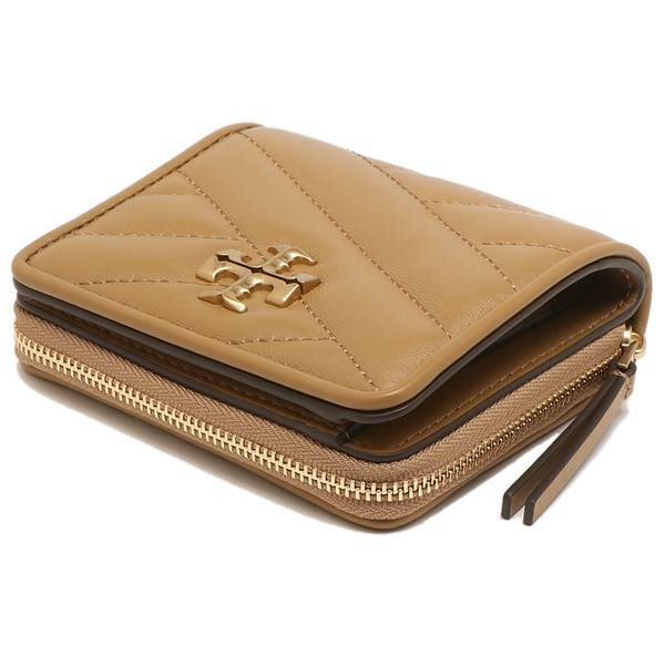 トリーバーチ 二つ折り財布 キラ ミニ財布 ブラウン レディース TORY BURCH 90344 243 詳細画像