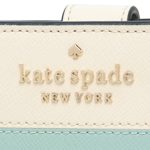 ケイトスペード アウトレット 二つ折り財布 ステイシー ライトブルー レディース KATE SPADE WLR00124 960 詳細画像