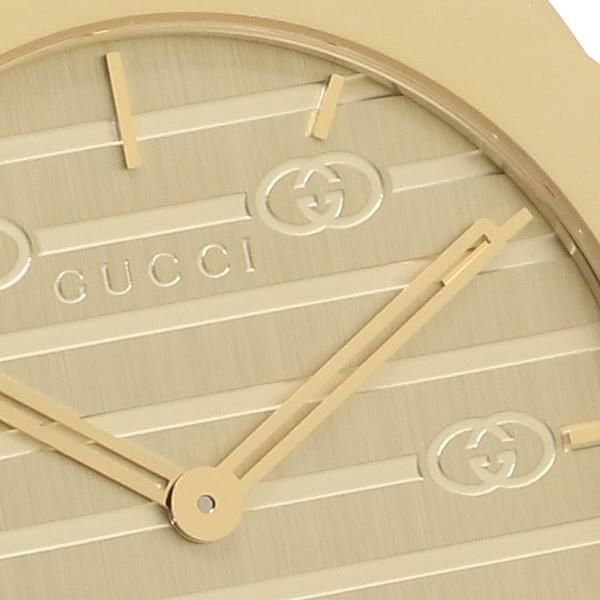 グッチ レディース 時計 34mm クォーツ ゴールド シルバー GUCCI YA163403 ステンレス 詳細画像