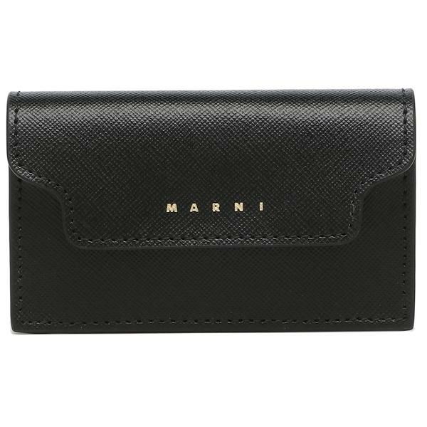 マルニ カードケース トランク ブラック メンズ レディース MARNI PFMOT05U07 LV520 Z360N 詳細画像