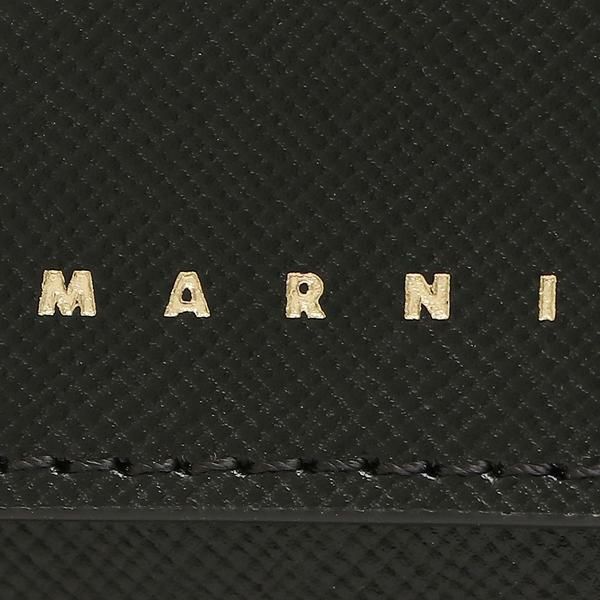 マルニ カードケース トランク ブラック メンズ レディース MARNI PFMOT05U07 LV520 Z360N 詳細画像
