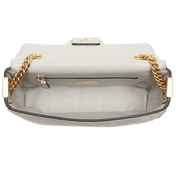 フェンディ ショルダーバッグ バゲット Mサイズ ハンドバッグ 2WAY FFロゴ グレー レディース FENDI 8BR793 AH9C F1BZ0 詳細画像