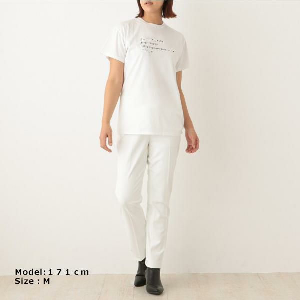 メゾンマルジェラ トップス フォトジェネレーター 半袖 Tシャツ カットソー ホワイト レディース Maison Margiela S51GC0515 S22816 100 詳細画像