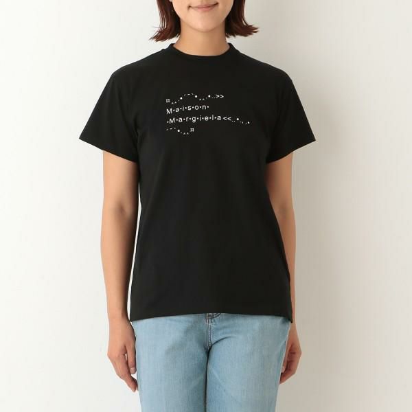 メゾンマルジェラ トップス フォトジェネレーター 半袖 Tシャツ カットソー ブラック レディース Maison Margiela S51GC0515 S22816 900
