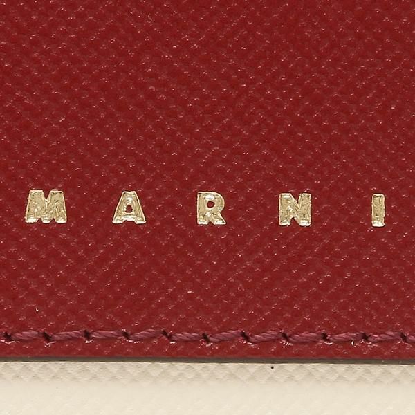 マルニ 長財布 トランク レッド マルチ メンズ レディース MARNI PFMOE11U09 LV520 Z541N 詳細画像