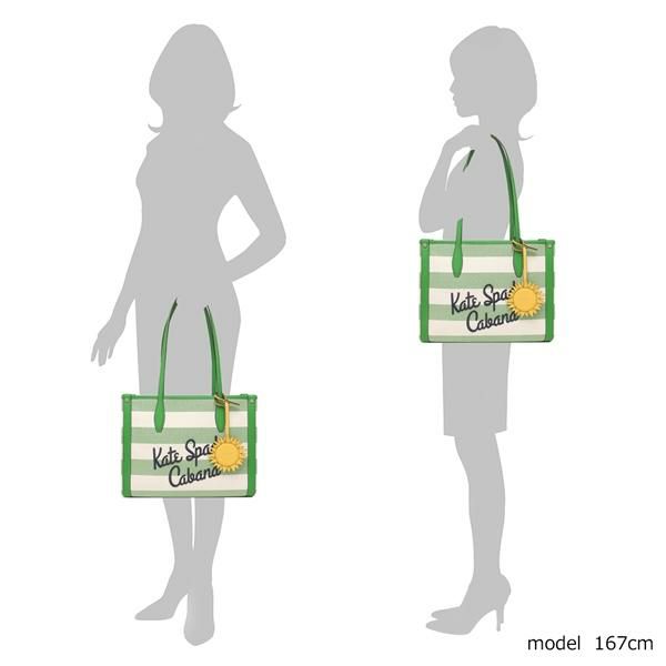 ケイトスペード トートバッグ マーケット グリーンマルチ レディース KATE SPADE K7764 300 A4対応 詳細画像