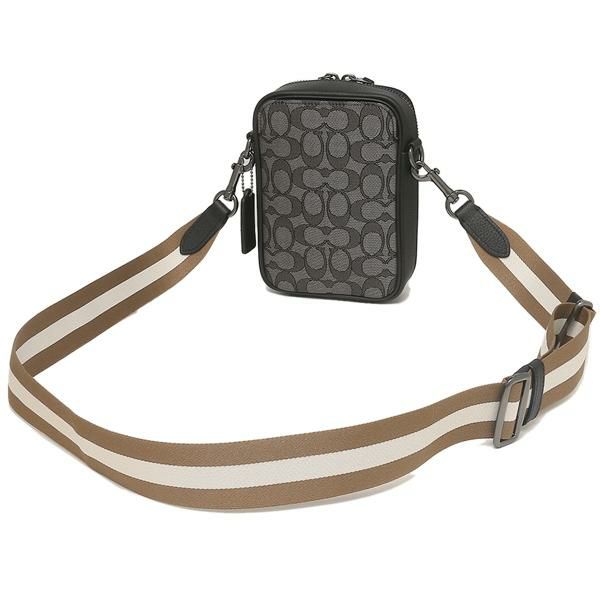 コーチ アウトレット ショルダーバッグ シグネチャー ブラック メンズ COACH C8237 QBQDS 詳細画像