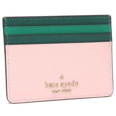 ジェイアンドエムデヴィッドソン カードケース カード ホルダー ピンク グリーン レディース J&M DAVIDSON SZCH0BC SCXX 704S ジェイアンドエムデヴィッドソン カードケース カード ホルダー ピンク