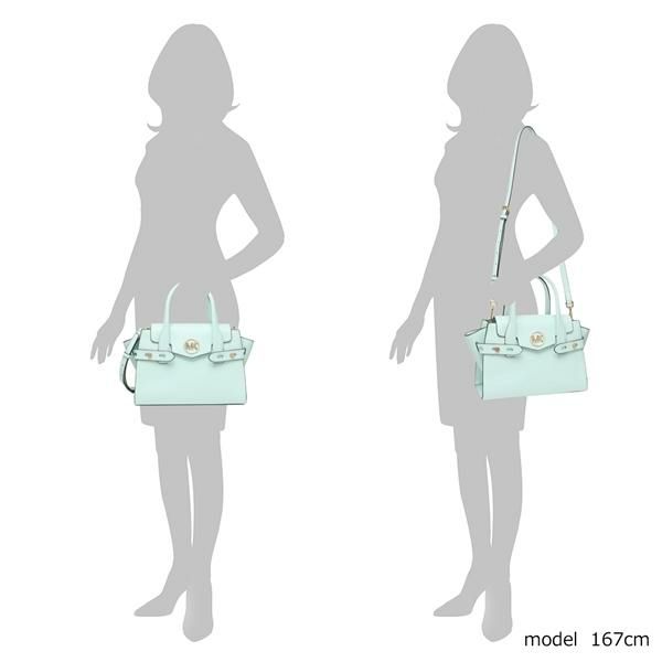 マイケルコース アウトレット ハンドバッグ ショルダーバッグ カルメン ブルー レディース MICHAEL KORS 35S2GNMS8L FAIR AQUA 詳細画像