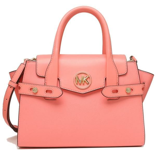 マイケルコース アウトレット ハンドバッグ ショルダーバッグ カルメン ピンク レディース MICHAEL KORS 35S2GNMS8L GRAPEFRUIT 詳細画像